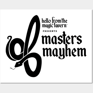 Masters Mayhem B&W Posters and Art